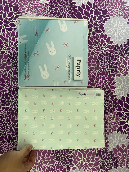 Paprly Gift-wrapping paper Office & Study Wrapping Paper cartoon Stationery Themed Designs Gift Wrap for Students,Teachers,Office