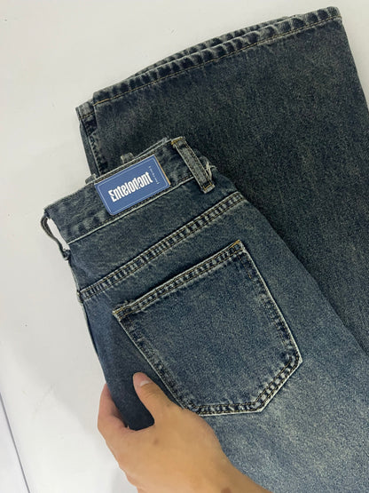 Entelodont Jeans Retro Gray Jeans - A Dual Gift of Comfort and Trend