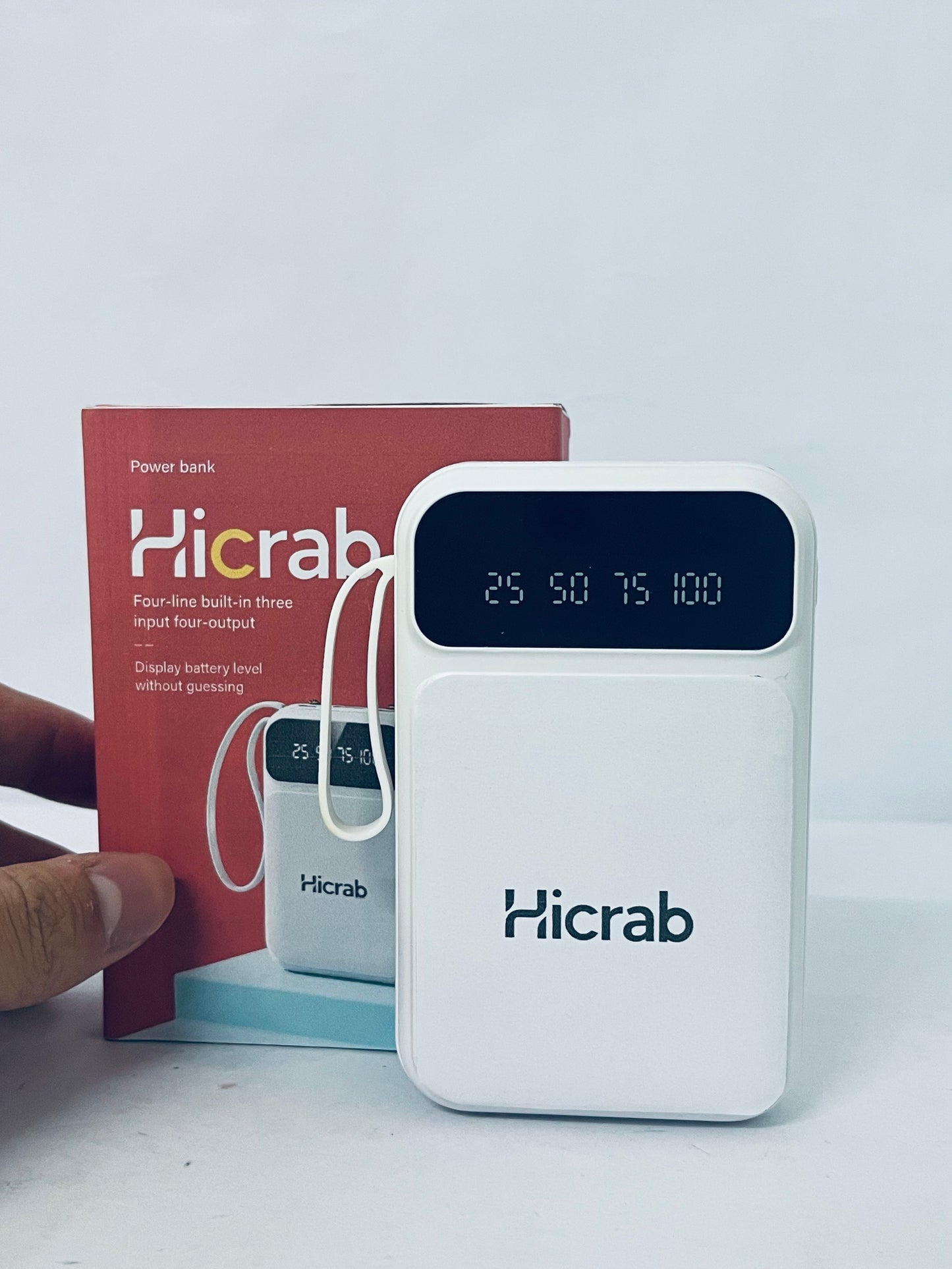 Hicrab Portable Power Bank | Digital Display · Multi-Port Fast Charging · Mini & Portable
