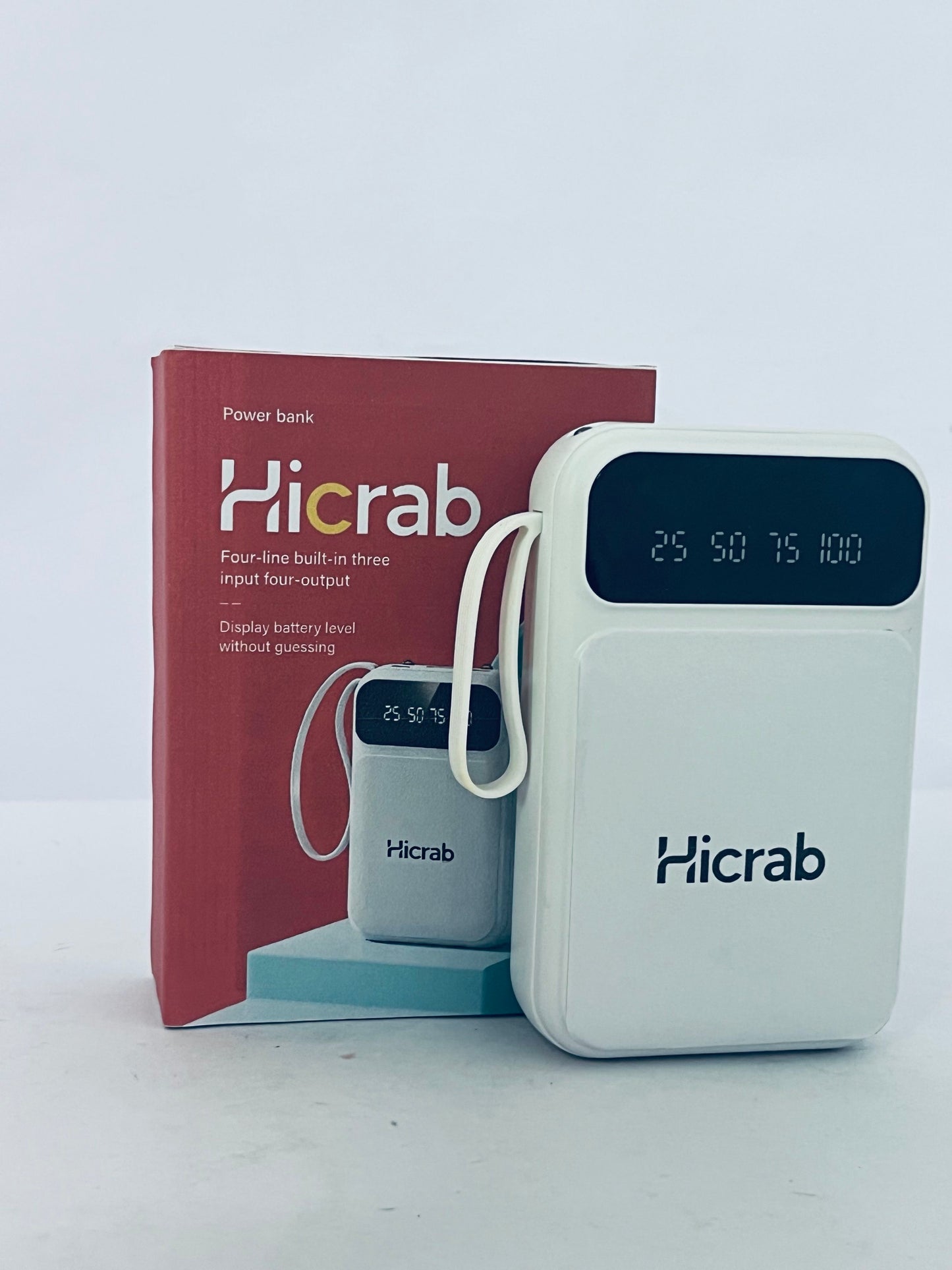 Hicrab Portable Power Bank | Digital Display · Multi-Port Fast Charging · Mini & Portable