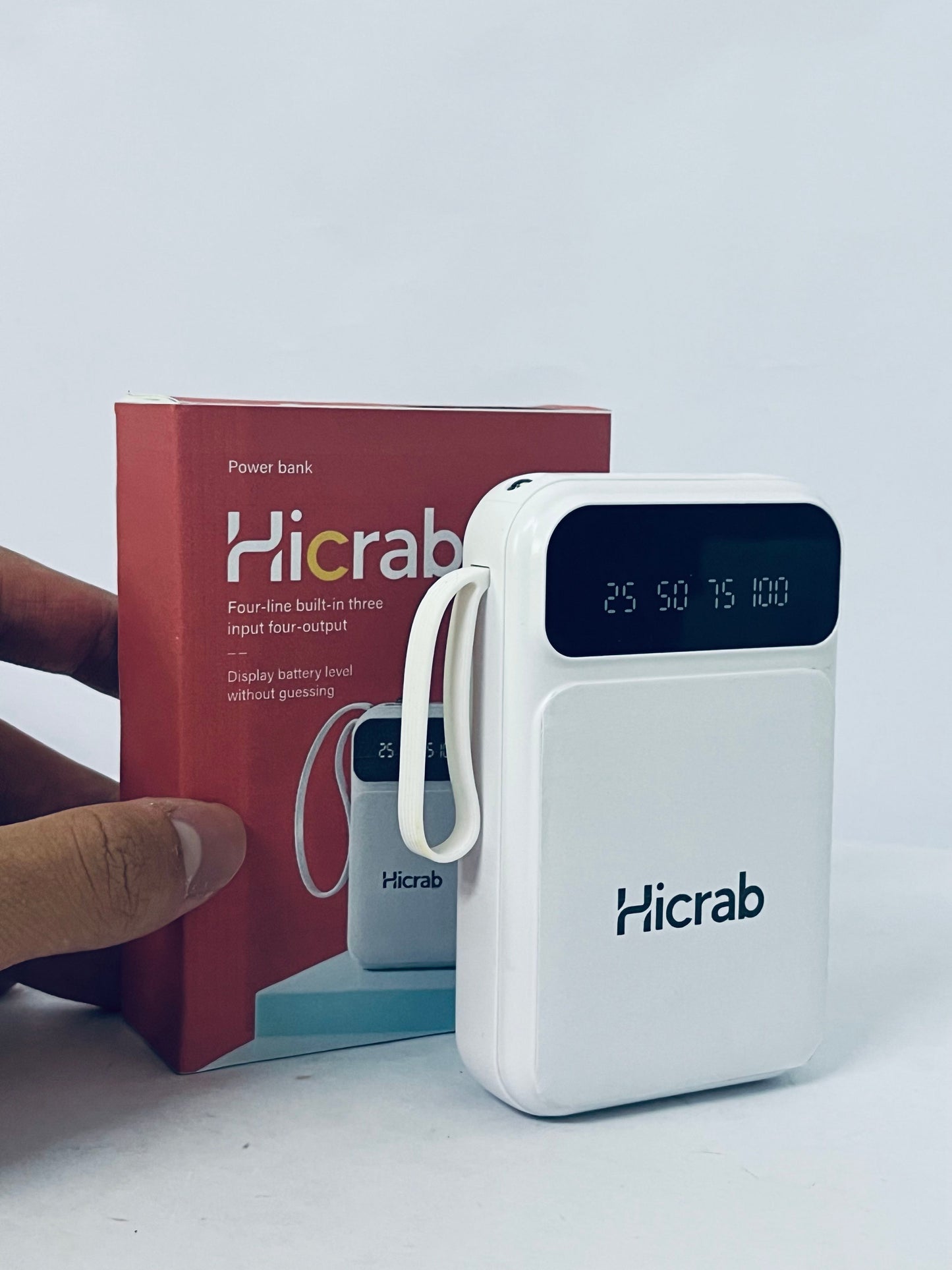 Hicrab Portable Power Bank | Digital Display · Multi-Port Fast Charging · Mini & Portable