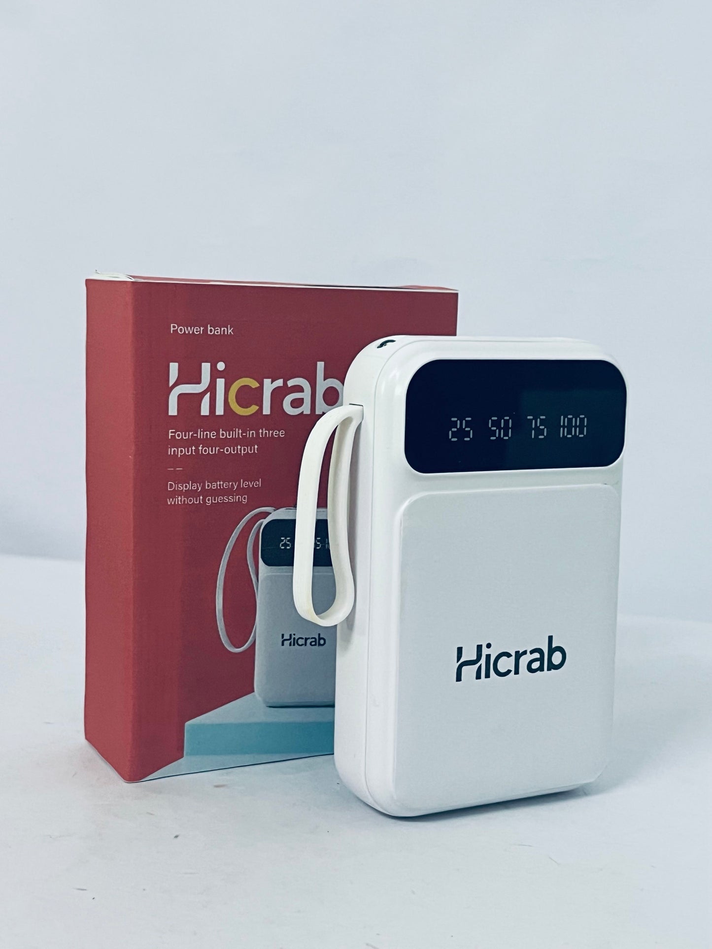Hicrab Portable Power Bank | Digital Display · Multi-Port Fast Charging · Mini & Portable