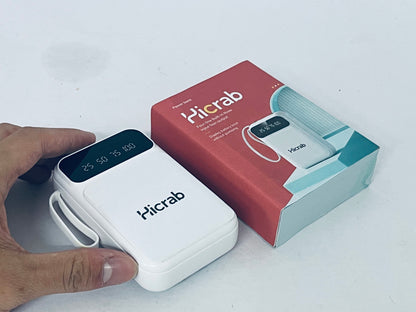 Hicrab Portable Power Bank | Digital Display · Multi-Port Fast Charging · Mini & Portable