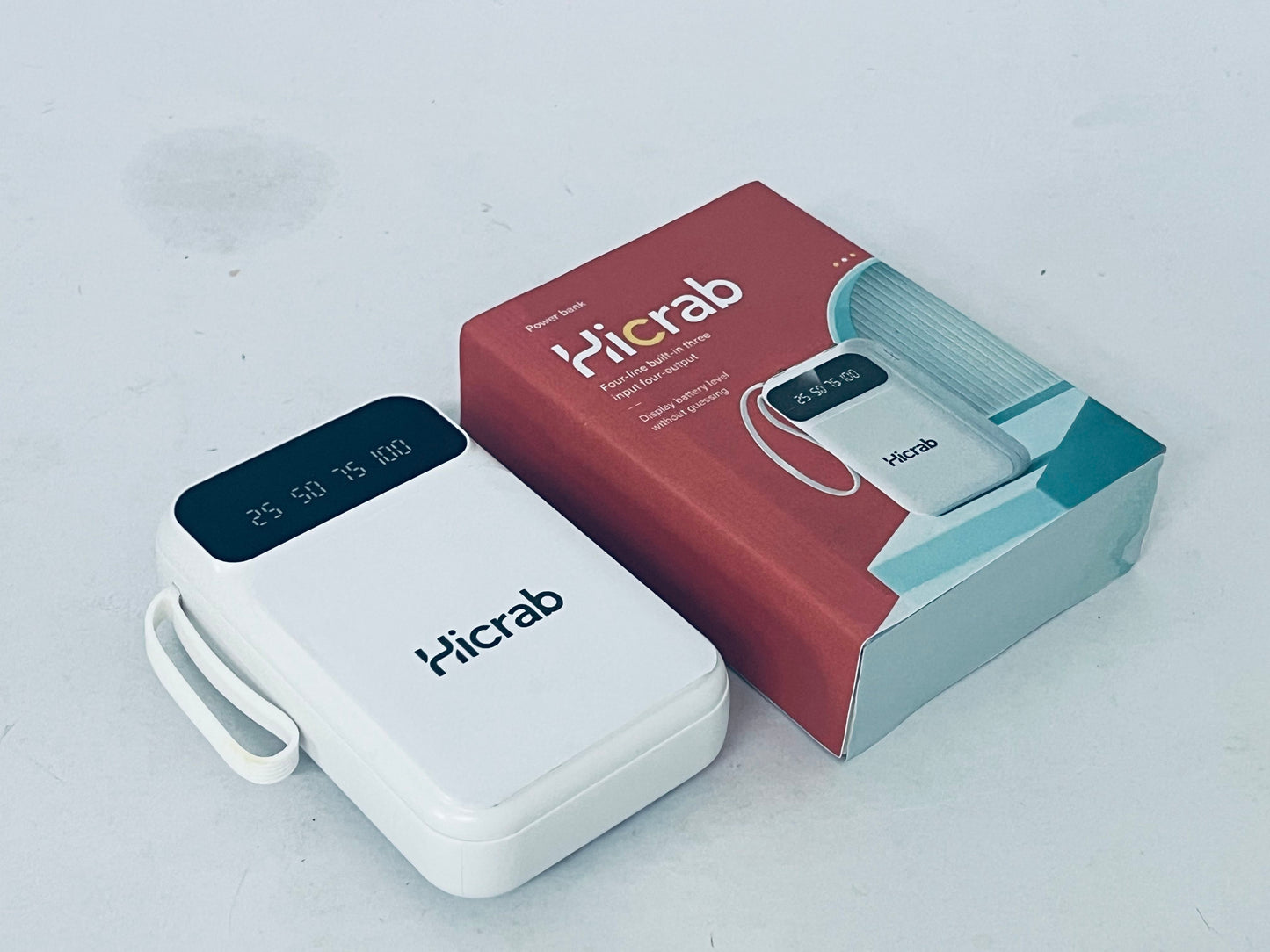 Hicrab Portable Power Bank | Digital Display · Multi-Port Fast Charging · Mini & Portable