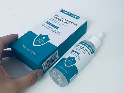 POWERCRADLE Spray sanitizer for personal use Elevate Your Hygiene, Anytime, Anywhere