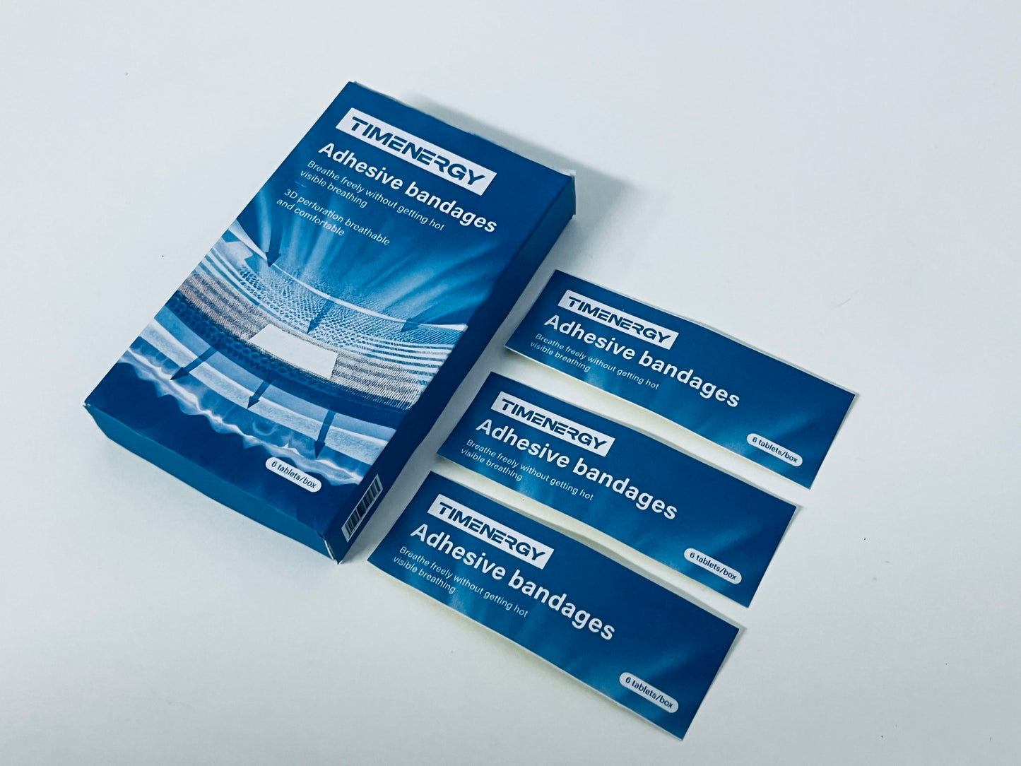 TIMENERGY Adhesive bandages Sterile Flexible Fabric Comfortable Flexible Protection