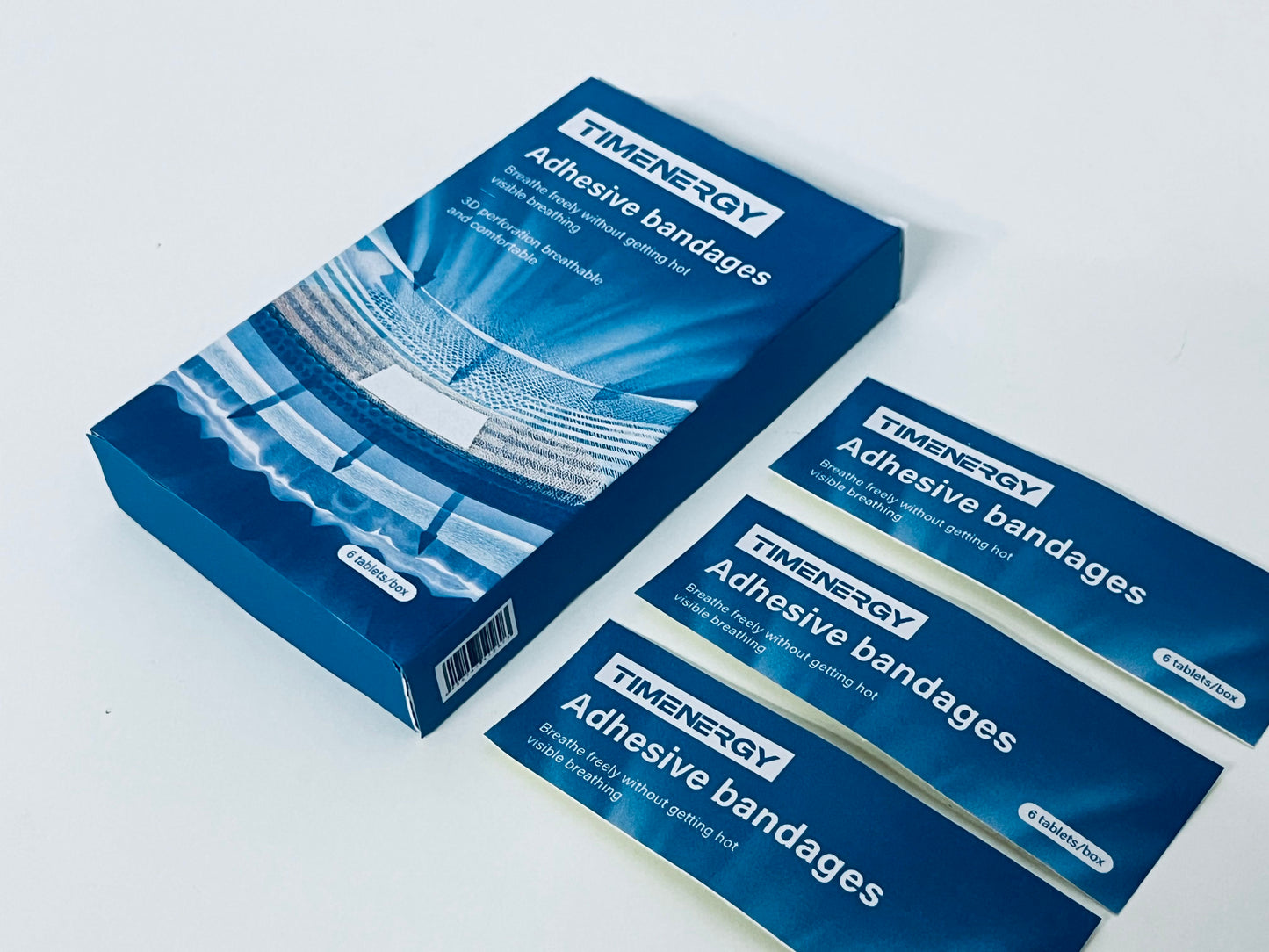 TIMENERGY Adhesive bandages Sterile Flexible Fabric Comfortable Flexible Protection