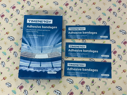 TIMENERGY Adhesive bandages Sterile Flexible Fabric Comfortable Flexible Protection