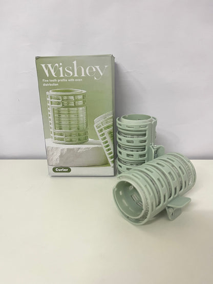 Wishey Green Non-Electric Curlers - Multi-Size Set for Custom Wave & Curl Creation