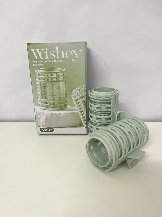 Wishey Green Non-Electric Curlers - Multi-Size Set for Custom Wave & Curl Creation
