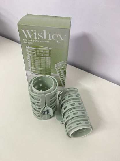 Wishey Green Non-Electric Curlers - Multi-Size Set for Custom Wave & Curl Creation