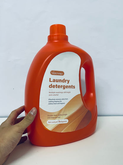 VIOLENTREE Laundry detergents Basics Concentrated Liquid Laundry Detergent, Free of Perfumes & Clear of Dyes
