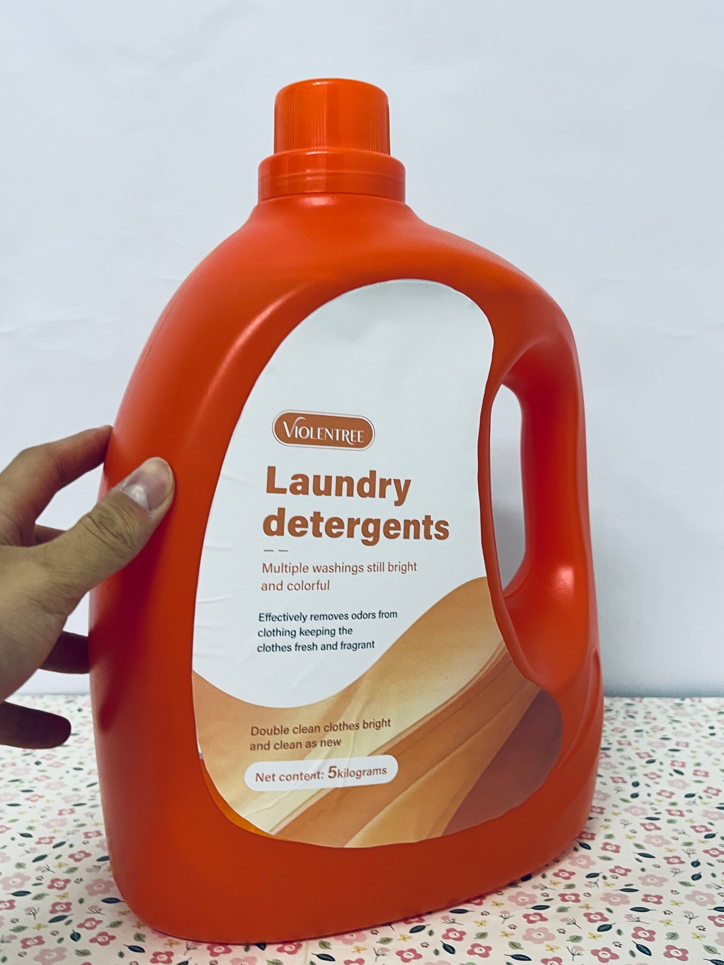 VIOLENTREE Laundry detergents Basics Concentrated Liquid Laundry Detergent, Free of Perfumes & Clear of Dyes