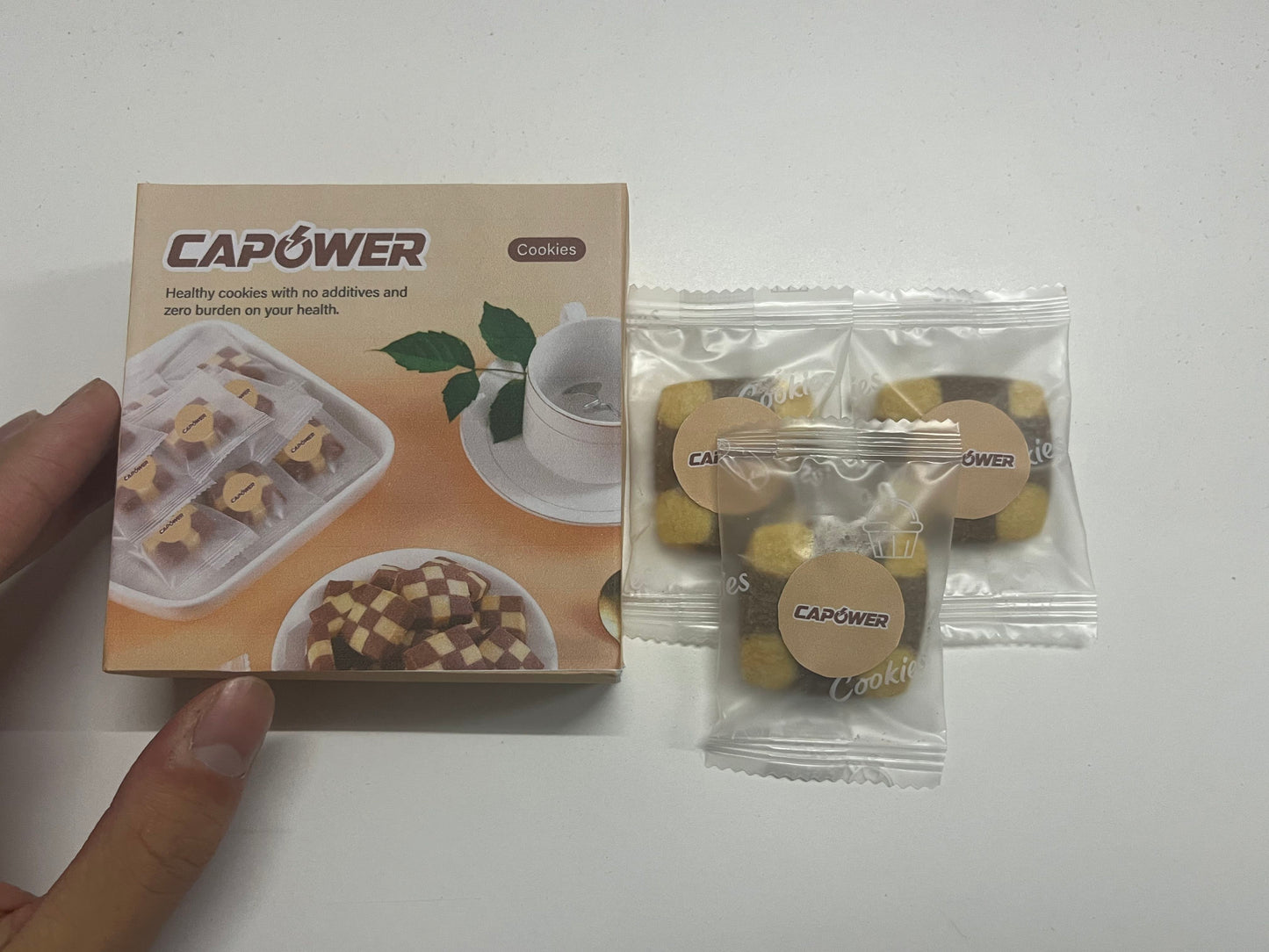 CAPOWER Cookies Chocolate Soft Baked Cookies| Soft Baked Cookies | Plant-Based | Vegan | Gluten, Dairy, & Soy Free