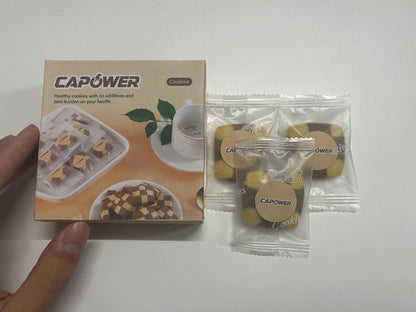 CAPOWER Cookies Chocolate Soft Baked Cookies| Soft Baked Cookies | Plant-Based | Vegan | Gluten, Dairy, & Soy Free