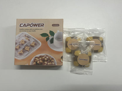 CAPOWER Cookies Chocolate Soft Baked Cookies| Soft Baked Cookies | Plant-Based | Vegan | Gluten, Dairy, & Soy Free