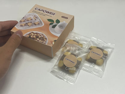 CAPOWER Cookies Chocolate Soft Baked Cookies| Soft Baked Cookies | Plant-Based | Vegan | Gluten, Dairy, & Soy Free