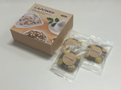 CAPOWER Cookies Chocolate Soft Baked Cookies| Soft Baked Cookies | Plant-Based | Vegan | Gluten, Dairy, & Soy Free