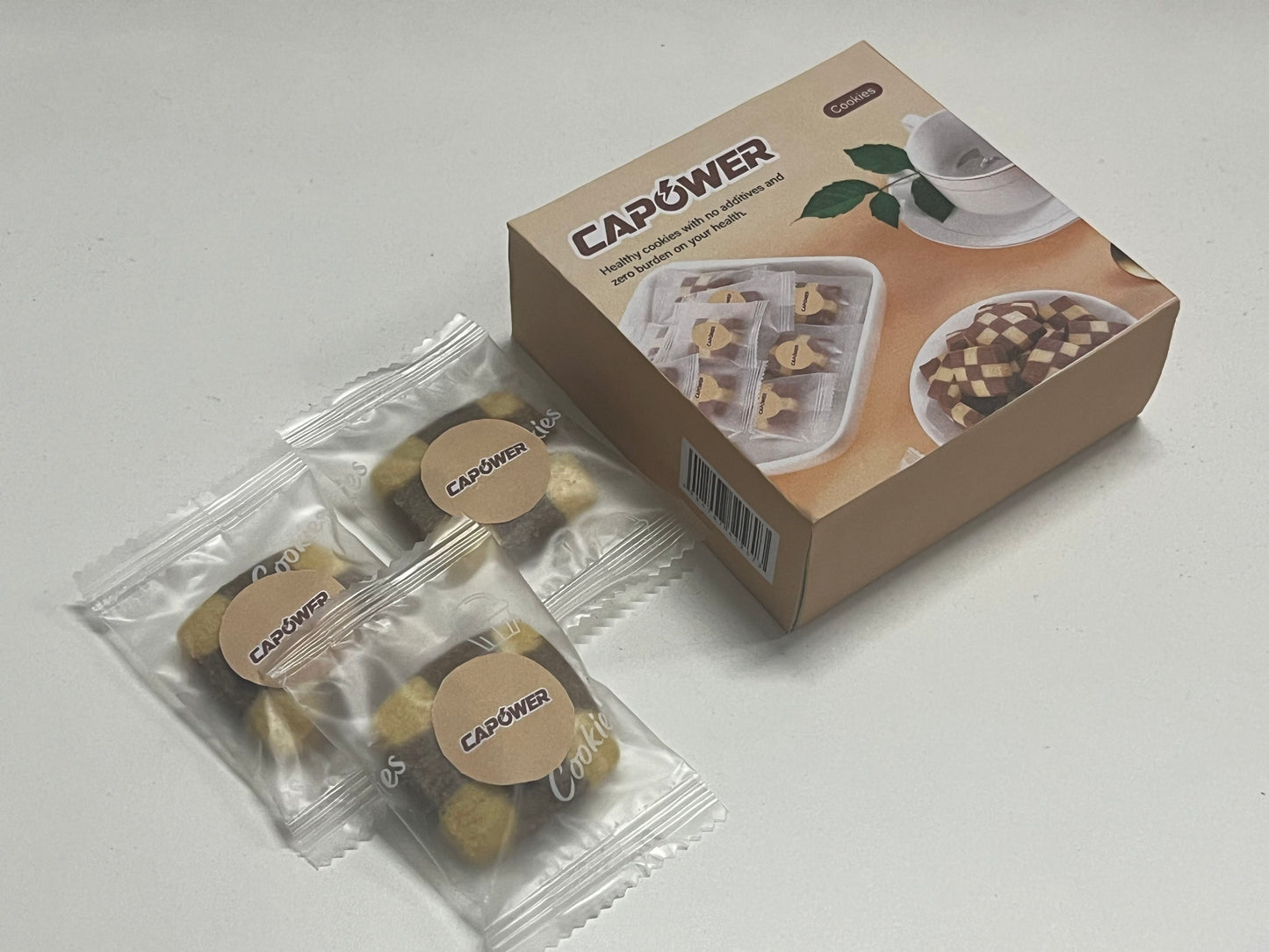 CAPOWER Cookies Chocolate Soft Baked Cookies| Soft Baked Cookies | Plant-Based | Vegan | Gluten, Dairy, & Soy Free