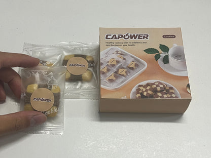 CAPOWER Cookies Chocolate Soft Baked Cookies| Soft Baked Cookies | Plant-Based | Vegan | Gluten, Dairy, & Soy Free
