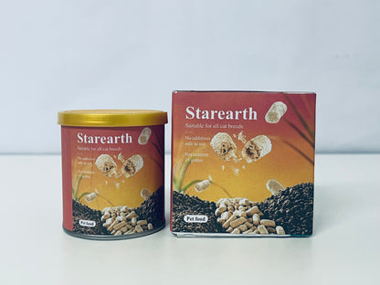 Starearth Pet food Chicken & Cod Recipe - Natural Grain-Free Dry Cat Food with Omega Fatty Acids & Probiotics