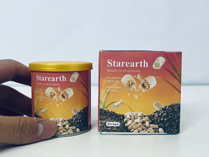 Starearth Pet food Chicken & Cod Recipe - Natural Grain-Free Dry Cat Food with Omega Fatty Acids & Probiotics