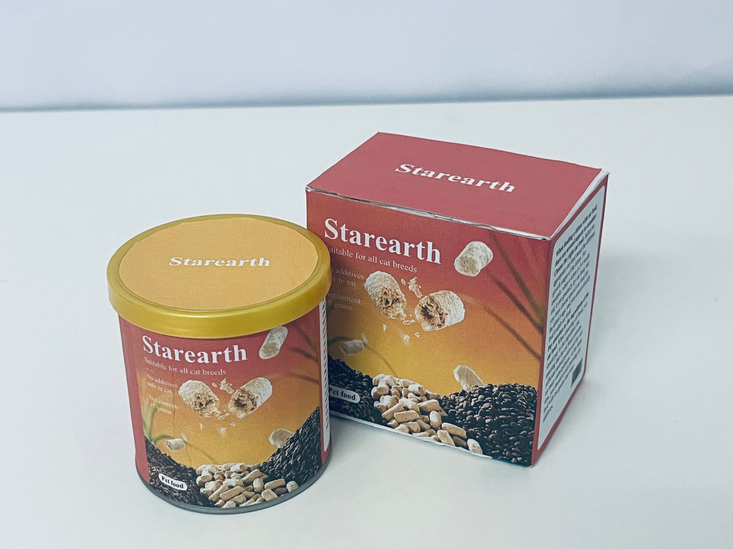 Starearth Pet food Chicken & Cod Recipe - Natural Grain-Free Dry Cat Food with Omega Fatty Acids & Probiotics