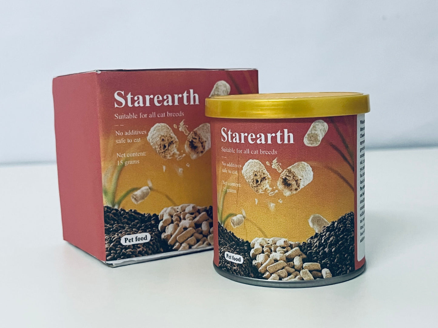 Starearth Pet food Chicken & Cod Recipe - Natural Grain-Free Dry Cat Food with Omega Fatty Acids & Probiotics