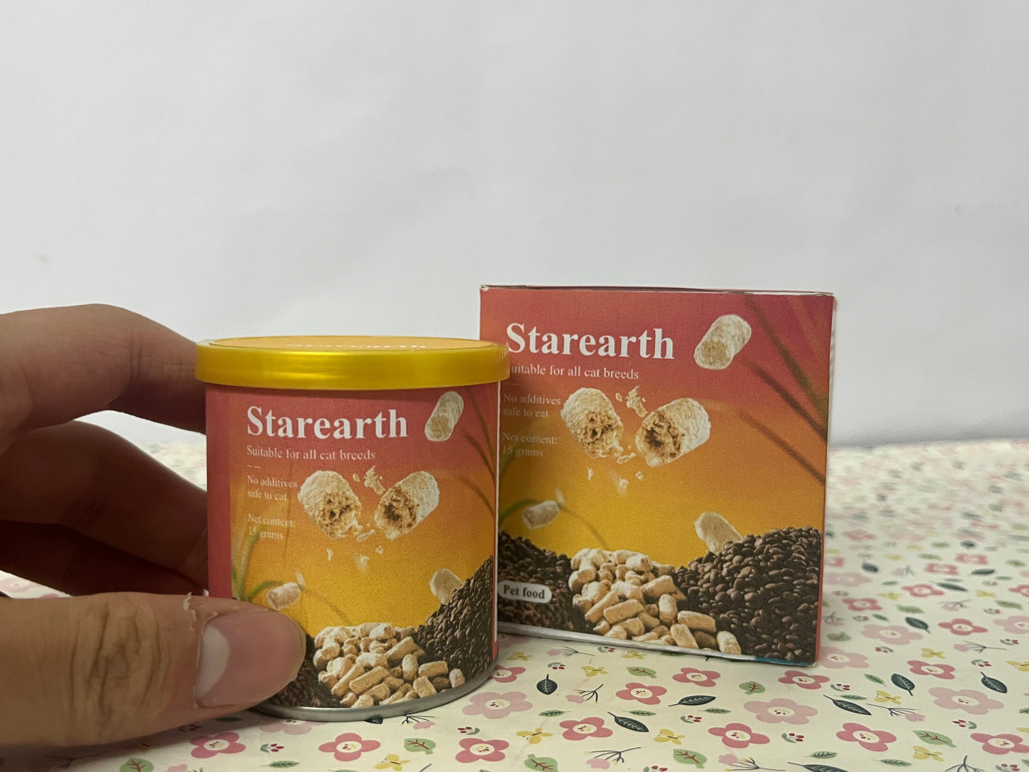 Starearth Pet food Chicken & Cod Recipe - Natural Grain-Free Dry Cat Food with Omega Fatty Acids & Probiotics