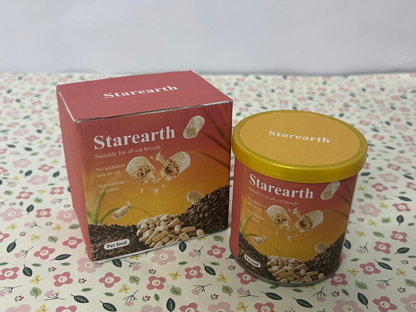 Starearth Pet food Chicken & Cod Recipe - Natural Grain-Free Dry Cat Food with Omega Fatty Acids & Probiotics