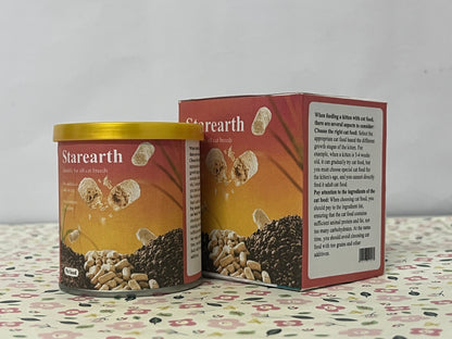 Starearth Pet food Chicken & Cod Recipe - Natural Grain-Free Dry Cat Food with Omega Fatty Acids & Probiotics