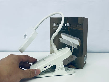 Starearth Lamps Reading Light with 3 Brightness Levels Portable LED Bedside Lamp for Books and Desk Adjustable Light for Home and Travel