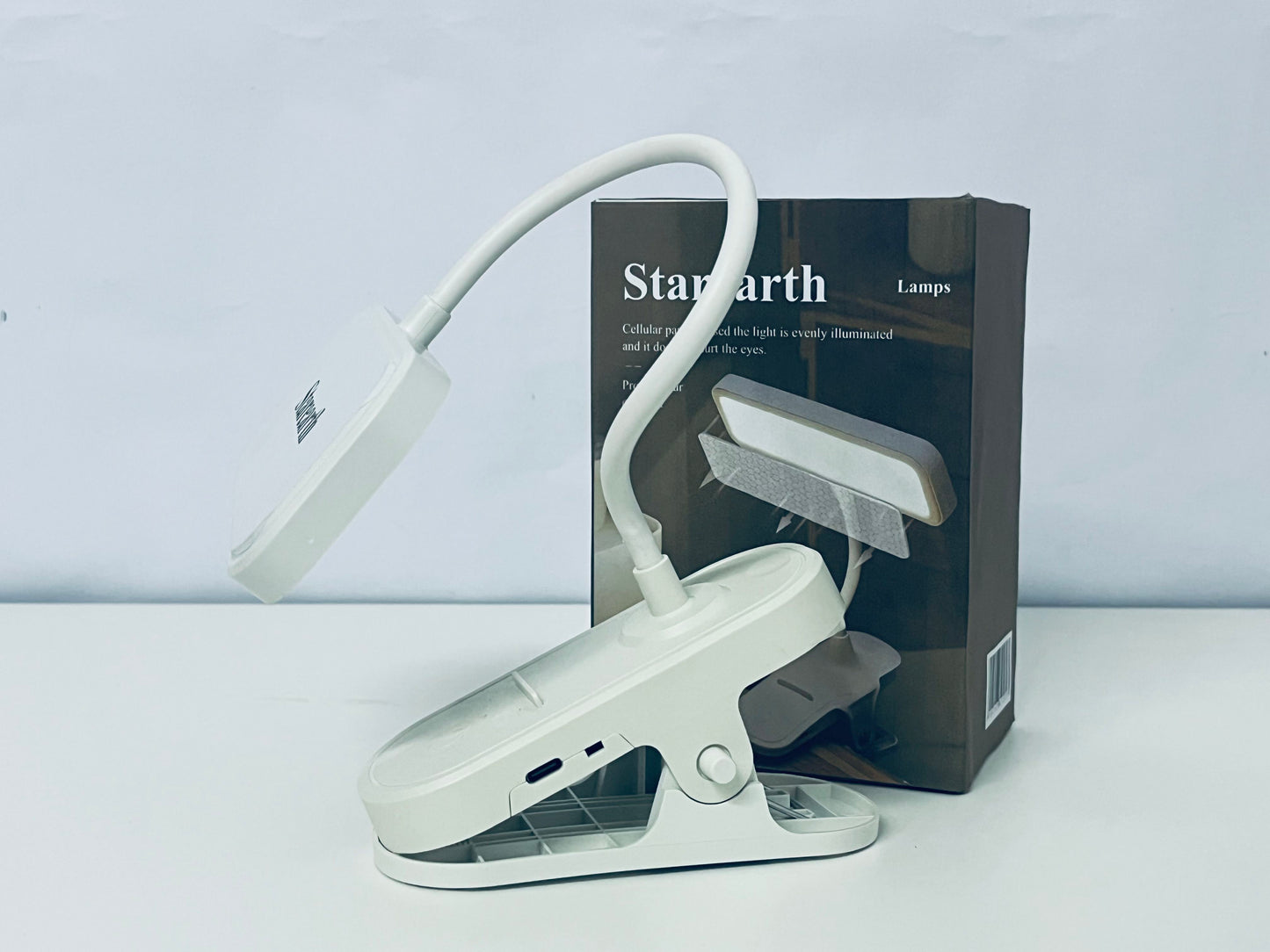 Starearth Lamps Reading Light with 3 Brightness Levels Portable LED Bedside Lamp for Books and Desk Adjustable Light for Home and Travel