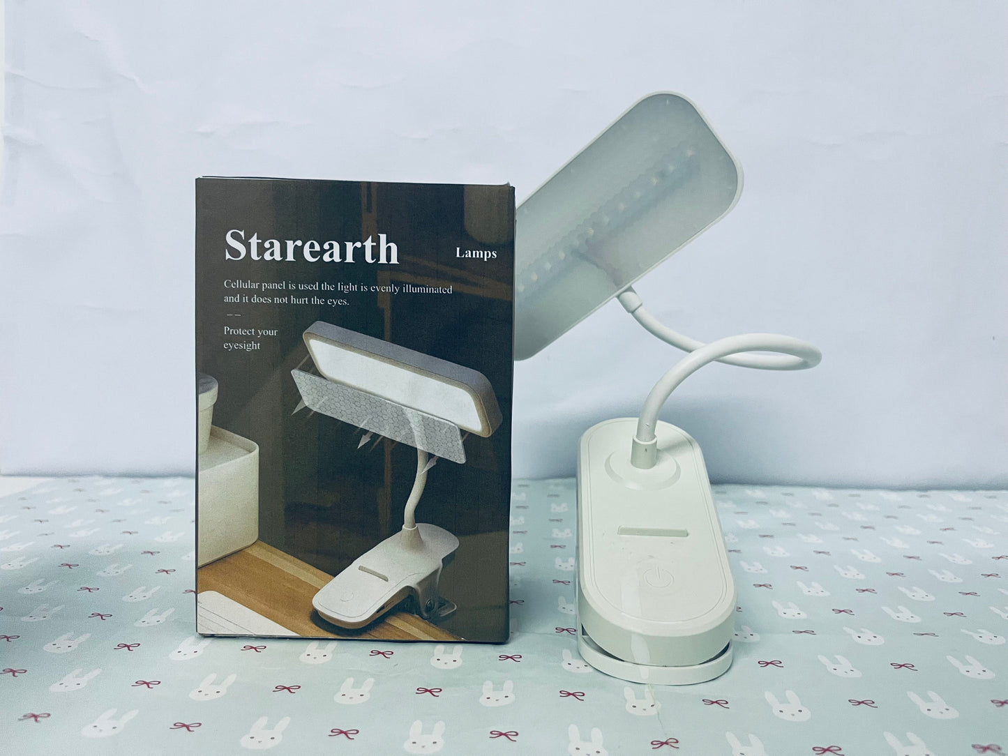 Starearth Lamps Reading Light with 3 Brightness Levels Portable LED Bedside Lamp for Books and Desk Adjustable Light for Home and Travel