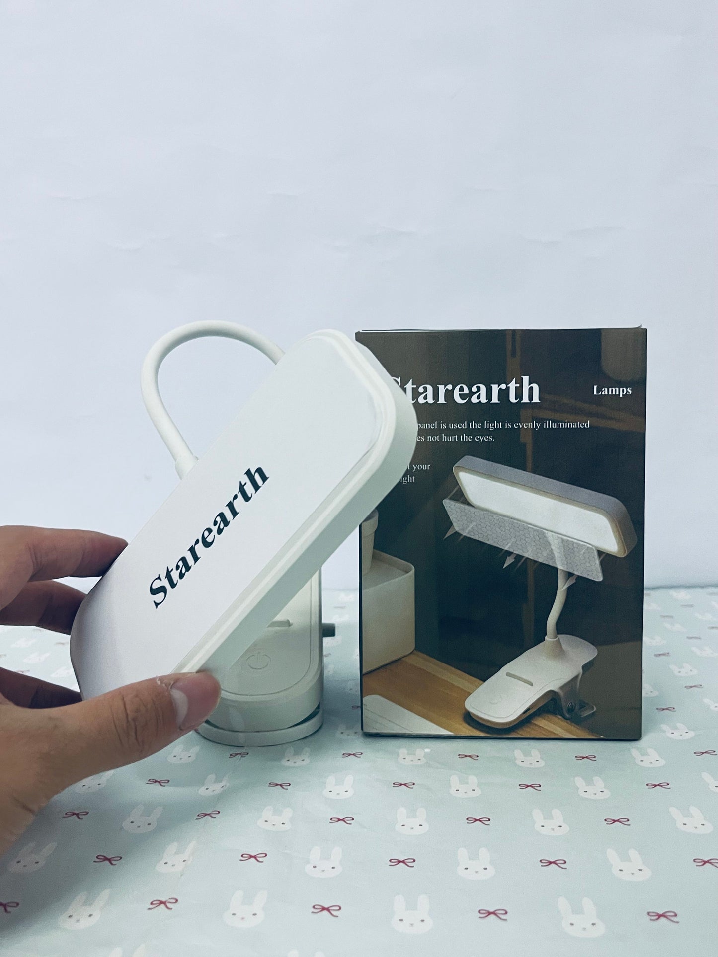 Starearth Lamps Reading Light with 3 Brightness Levels Portable LED Bedside Lamp for Books and Desk Adjustable Light for Home and Travel