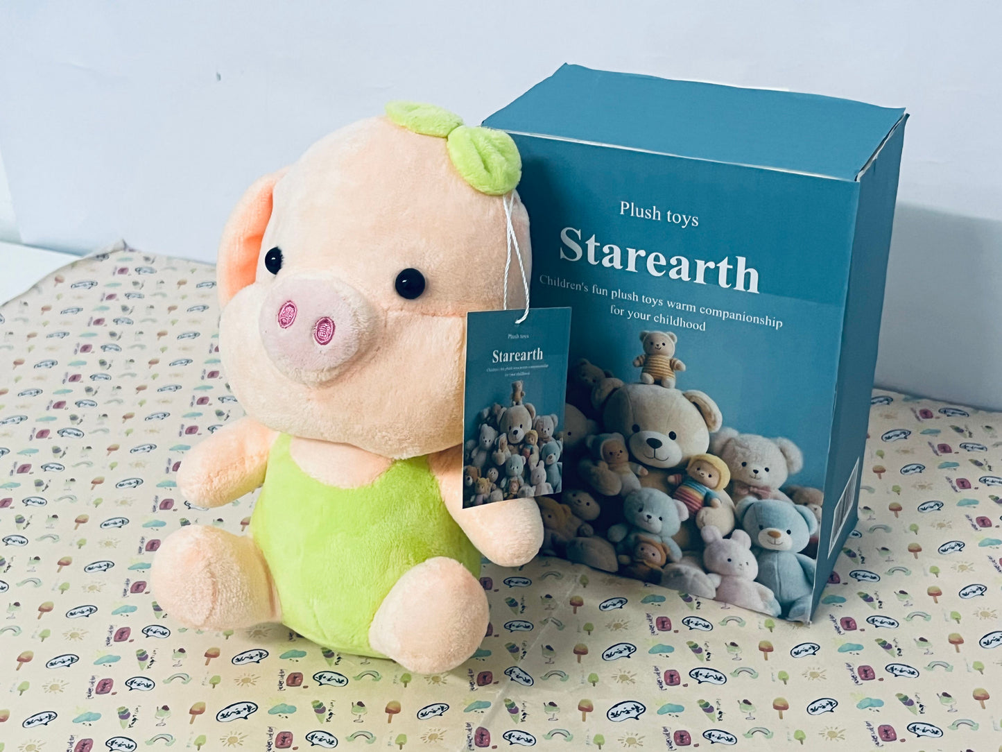Starearth Plush toys Pig Stuffed Animal Plush Toy Pig Dress Up Birthday Bedtime Party Gift