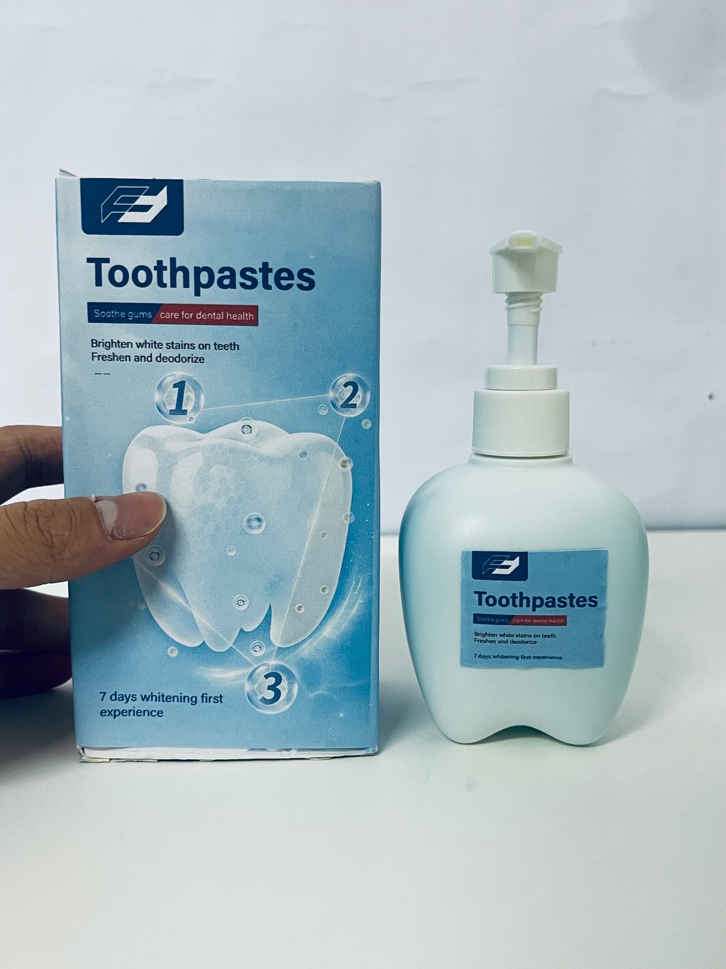 Toothpastes Unflavored Anticavity Fluoride Toothpaste Dentist-Recommended Toothpaste Gel with Xylitol for Sensitive Teeth
