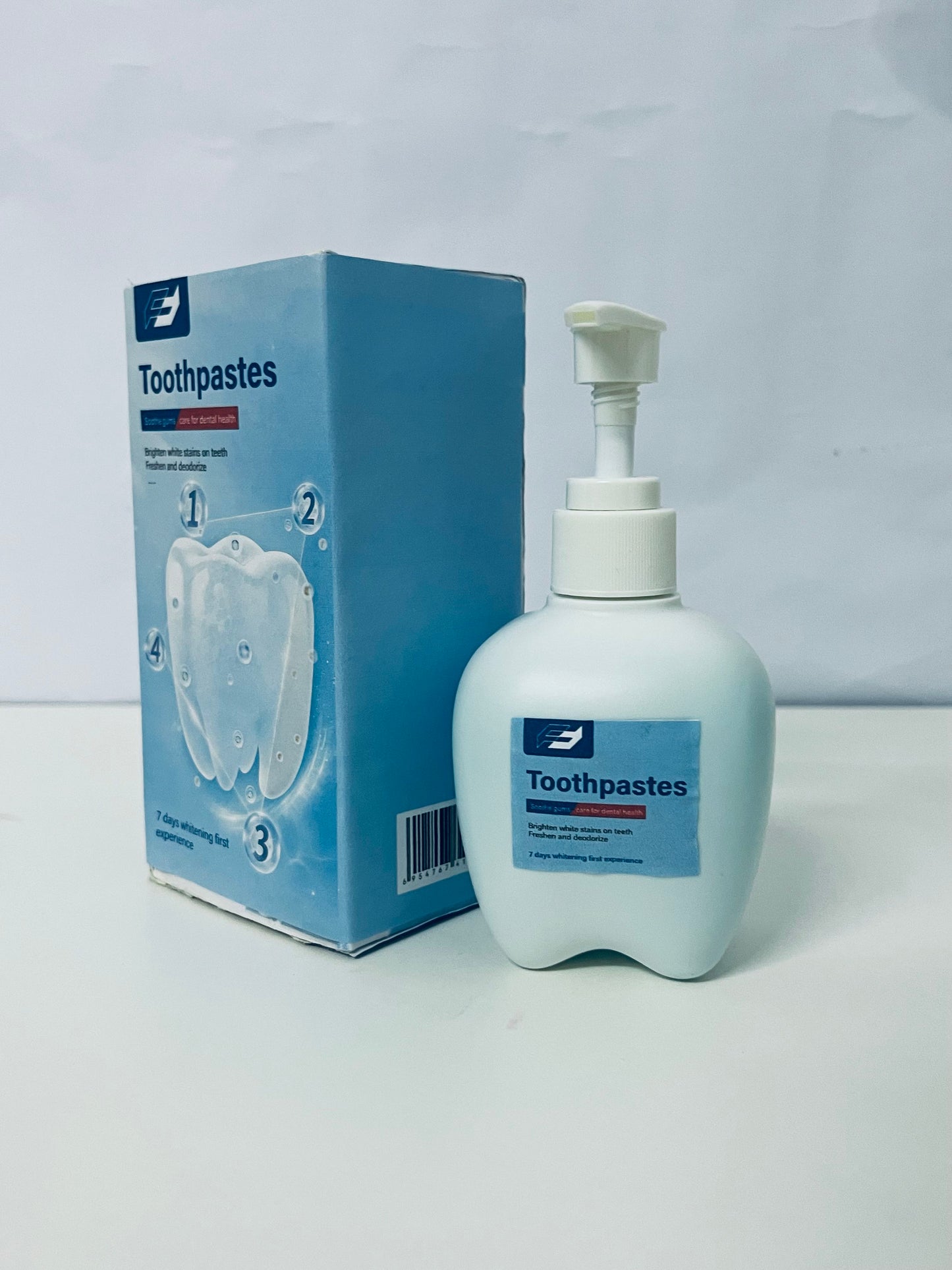 Toothpastes Unflavored Anticavity Fluoride Toothpaste Dentist-Recommended Toothpaste Gel with Xylitol for Sensitive Teeth