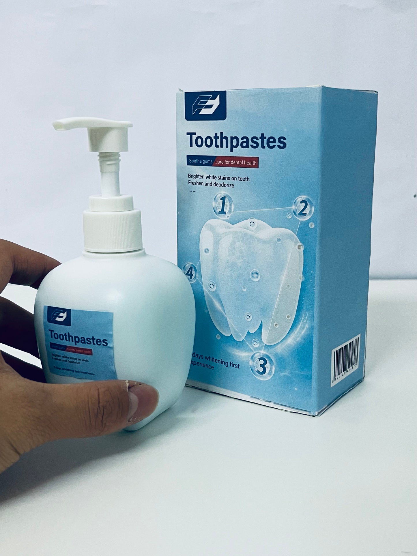 Toothpastes Unflavored Anticavity Fluoride Toothpaste Dentist-Recommended Toothpaste Gel with Xylitol for Sensitive Teeth