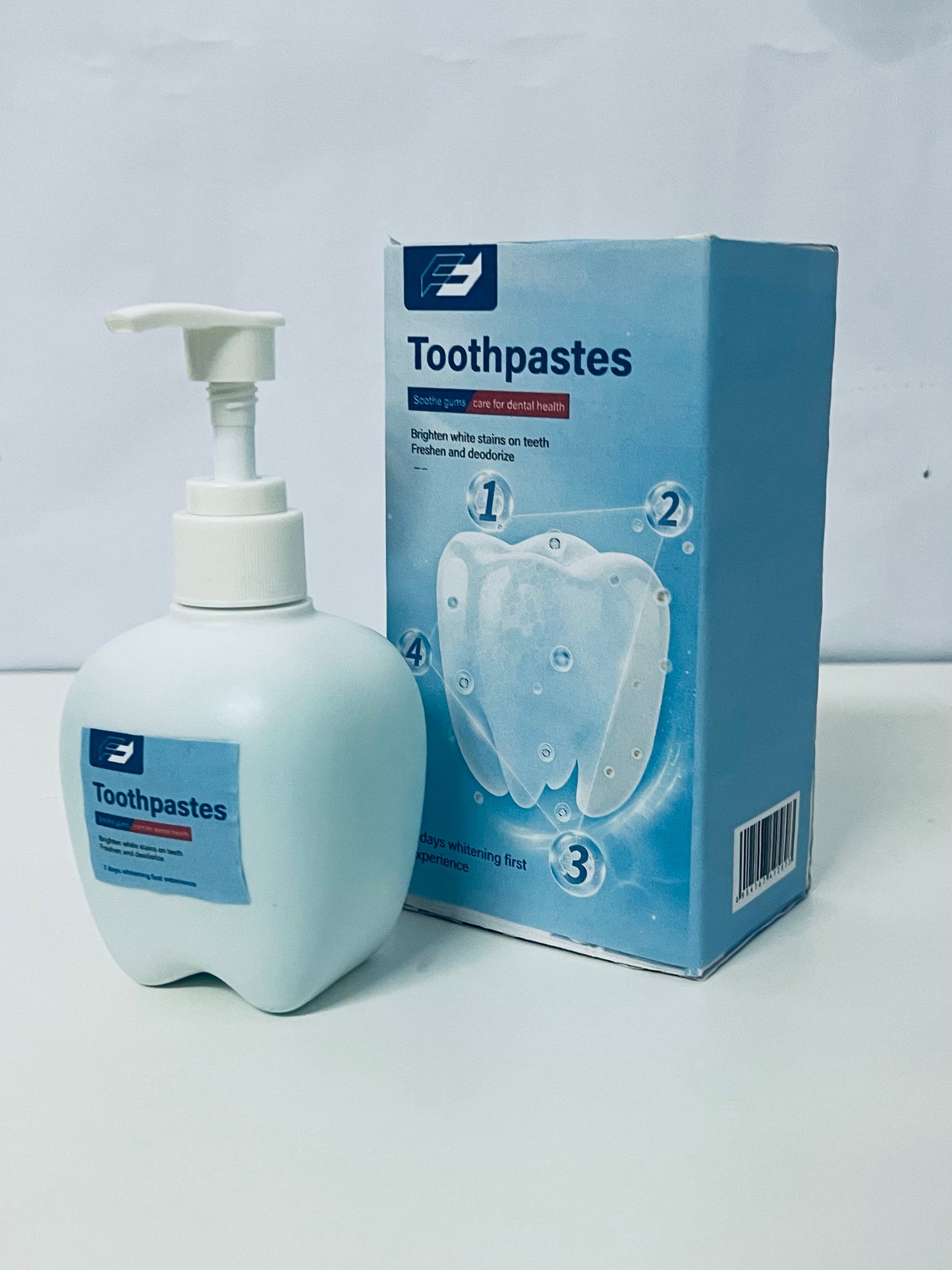 Toothpastes Unflavored Anticavity Fluoride Toothpaste Dentist-Recommended Toothpaste Gel with Xylitol for Sensitive Teeth