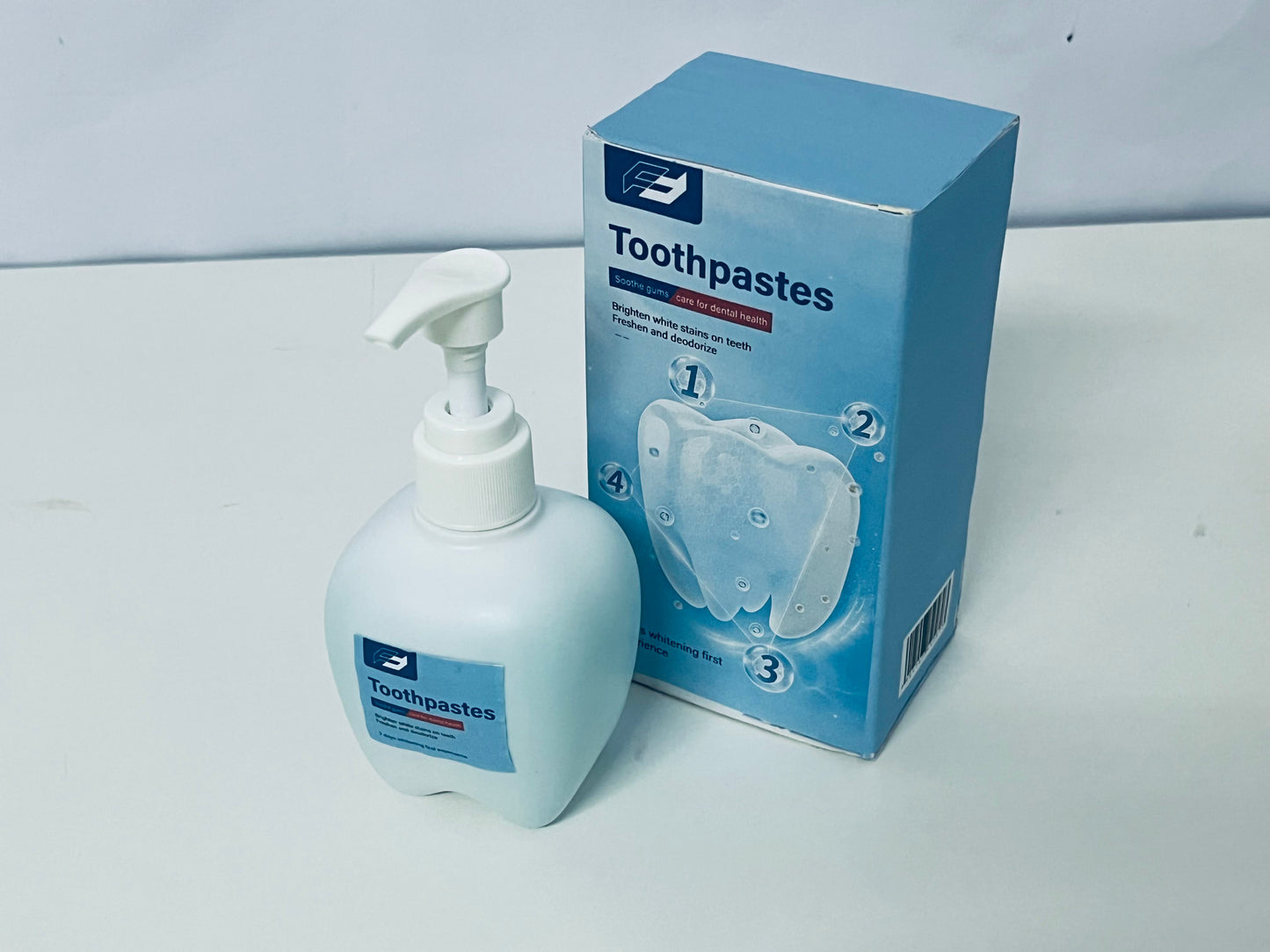 Toothpastes Unflavored Anticavity Fluoride Toothpaste Dentist-Recommended Toothpaste Gel with Xylitol for Sensitive Teeth