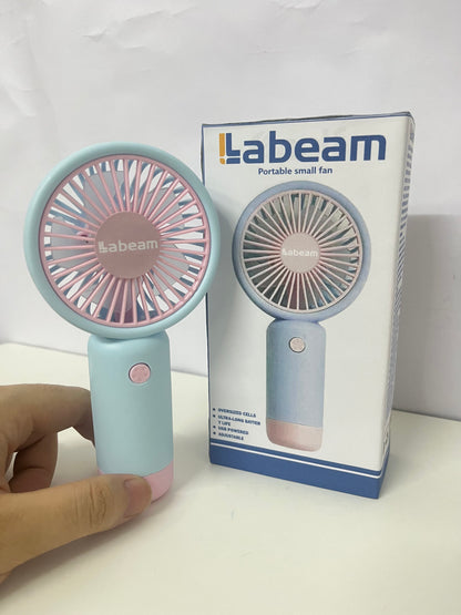 Labeam Handheld Portable Small Fan Cool Companion for Summer On-the-Go
