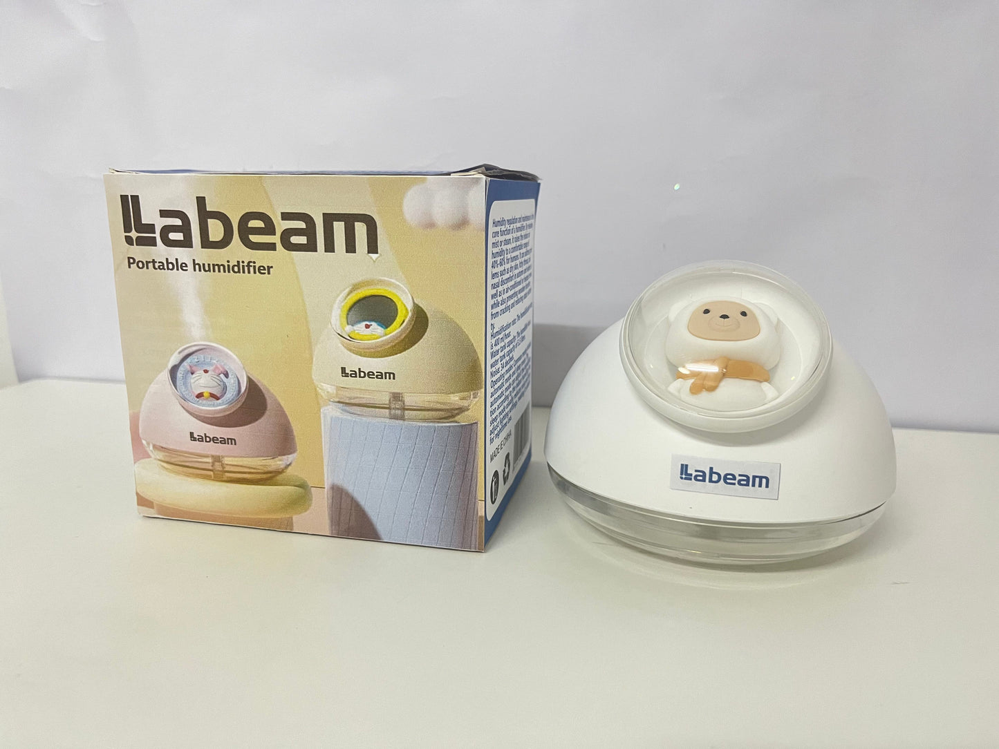 Labeam Portable Pet-Shaped Humidifier On-the-Go Moisturizing Companion