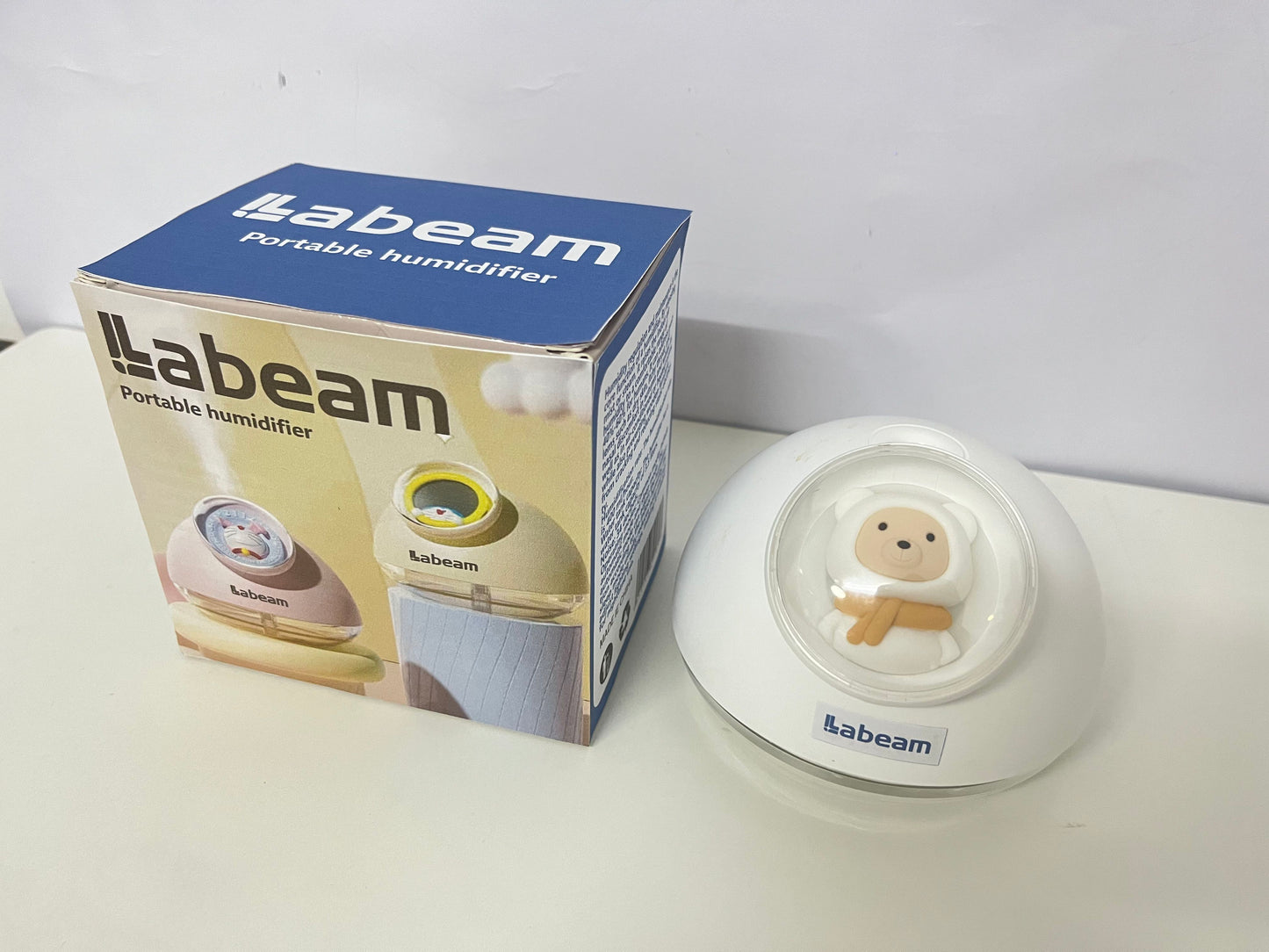 Labeam Portable Pet-Shaped Humidifier On-the-Go Moisturizing Companion
