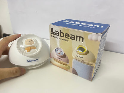 Labeam Portable Pet-Shaped Humidifier On-the-Go Moisturizing Companion