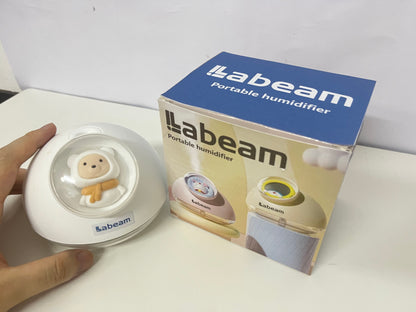Labeam Portable Pet-Shaped Humidifier On-the-Go Moisturizing Companion