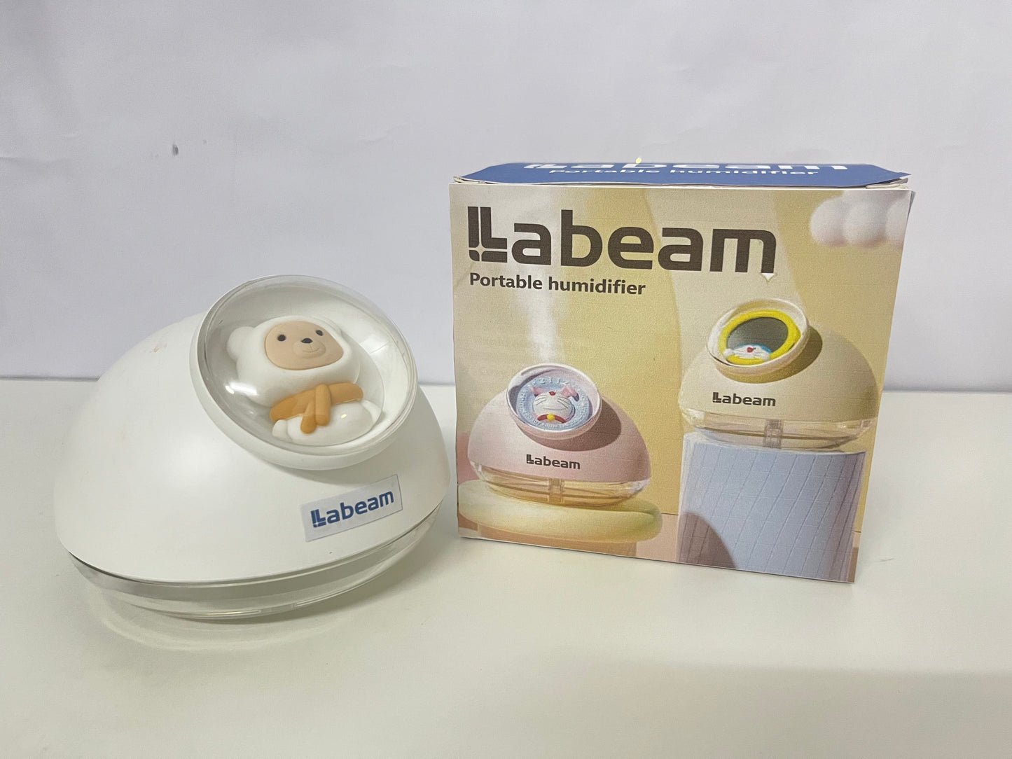 Labeam Portable Pet-Shaped Humidifier On-the-Go Moisturizing Companion