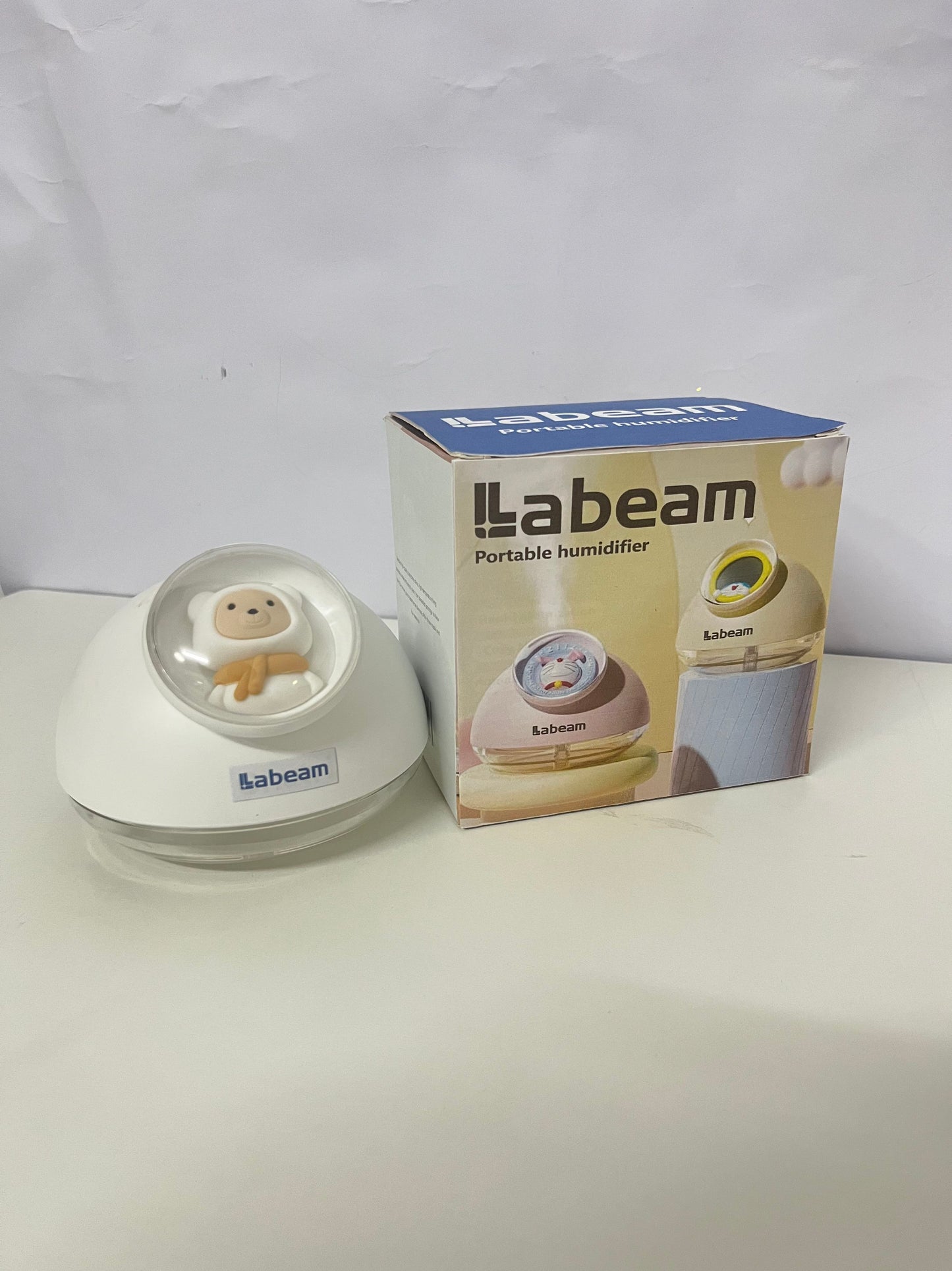 Labeam Portable Pet-Shaped Humidifier On-the-Go Moisturizing Companion