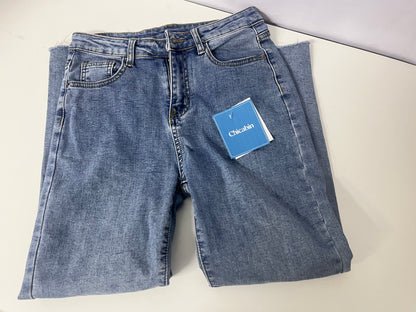 【Chicabin Light Blue Elastic Jeans】—— Stylish & Comfortable Daily Bottoms