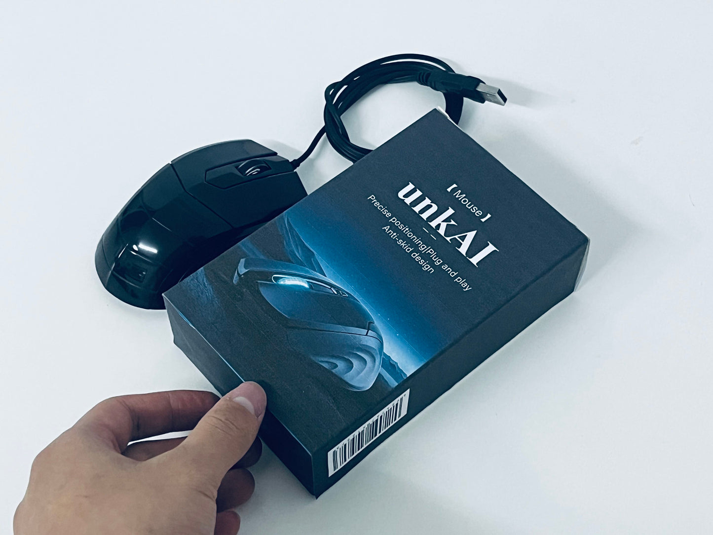 unkAI Wired Gaming Mouse: Precise Control, Plug-and-Play